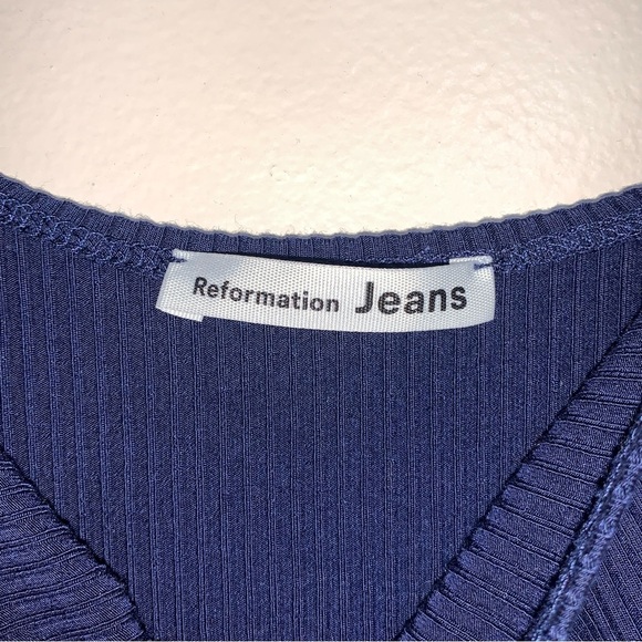 Reformation Blue Tank Top - Picture 7 of 10